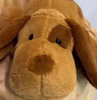 Собака м'яка, Плед-іграшка-Подушка, новорічний подарунок для дітей, 54 см