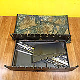 Мангал-чемодан 3мм з чохлом і шампурами. Розкладний мангал на 8 шампурів зі знімними ніжками., фото 6