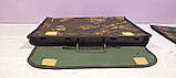 Мангал-валіза 2мм з чохолом та шомпурами. Розкладний двоярусний мангал на 8 шампурів зі зйомними ніжками., фото 10