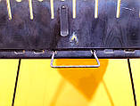 Мангал-валіза 3мм з чохолом та шомпурами. Розкладний двоярусний мангал на 10 шампурів зі зйомними ніжками., фото 7