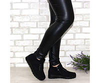 Жіночі чорні черевики, штучна замша, Kito, розмір 37