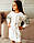 Витончена вишита сукня для дівчинки на молочному льоні., фото 3