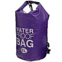 Гермомешок водонепроницаемый Waterproof Bag 5 л Violet (10603V) BS, код: 8067282