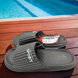 Шльопанці чоловічі літні шльопанці пляжні легкі Jomix sport 100% EVA, Чорний