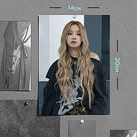 "Сун Юйци (Джи айдл / (G)I-DLE)" плакат (постер) размером А5 (14х20см)