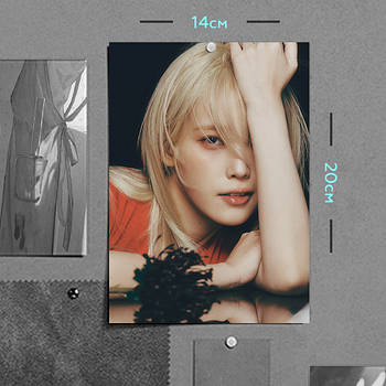 "Лі Чі Ин / IU / Айю" плакат (постер) розміром А5 (14х20см)