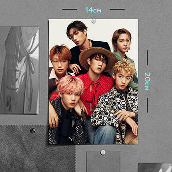 "Піванхармоні / P1Harmony" плакат (постер) розміром А5 (14х20см)