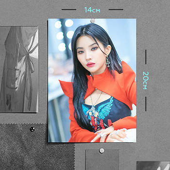 "Чон Сойон (Джі айдл / (G)I-DLE)" плакат (постер) розміром А5 (14х20см)