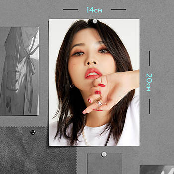 "Чон Сойон (Джі айдл / (G)I-DLE)" плакат (постер) розміром А5 (14х20см)