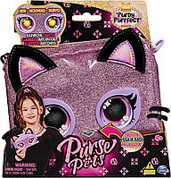 Інтерактивна сумочка клатч кошеня з райдужними очима Purse Pets Purrfect Kitty 6067884