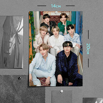 "БТС / BTS" плакат (постер) розміром А5 (14х20см)