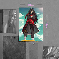 "Мадара Учиха (Наруто / Naruto)" плакат (постер) размером А6 (10х14см)