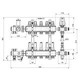 Колекторна група Icma 1" 5 виходів, з витратою NoK0111, фото 2