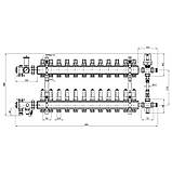Колекторна група Icma 1" 12 виходів, з витратою NoK0111, фото 2