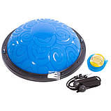Балансувальна напівсфера для фітнесу з еспандерами 58 см BOSU SPOINT FI-1926, фото 3