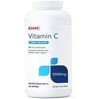 Витамин C для спорта GNC Vitamin C with Citrus Bioflavonoids, Timed-Release 1000 mg 360 Veg C BS, код: 7520312