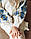 Вишита сукня для дівчинки на молочному льоні,ромбовидний орнамент на рукавах., фото 4
