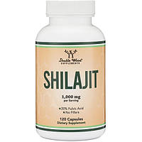 Антиоксидант Double Wood Supplements Shilajit Resin 1000 mg (2 caps per serving) 120 Caps BS, код: 8207224