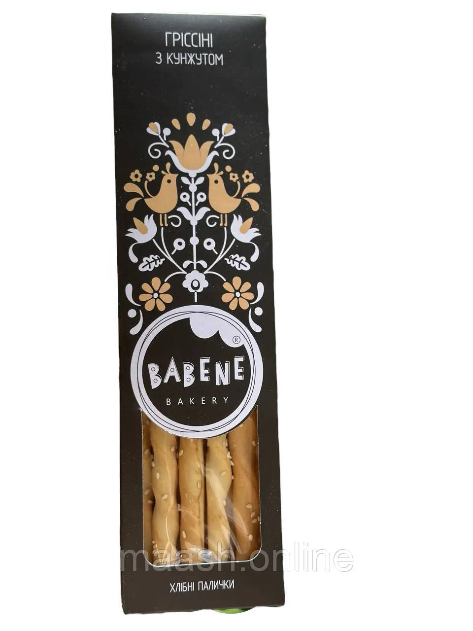 Гріссіні з кунжутом Бабене Babene, 125 г