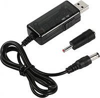 Повышающий кабель ERA USB 5V - DC to 9V 12V с переключателем, для подключения Wi-Fi роутера BS, код: 7834564