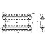 Колектор Icma 1" 11 виходів, без витратоомера NoK005, фото 2