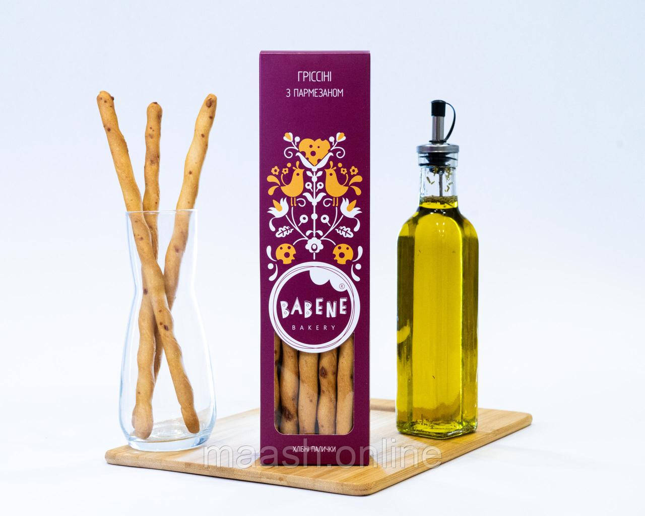 Гріссіні з пармезаном Бабене Babene, 125 г