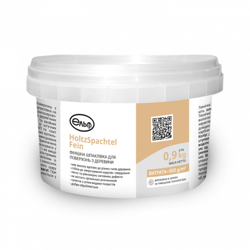 HoltzSpachtel Fein - фінішна шпаклівка для дерев'яних поверхонь. Elf, фото 1