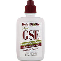 Жидкий концентрат GSE экстракт семян грейпфрута Grapefruit Seed Extract NutriBiotic 59 мл BS, код: 1879447