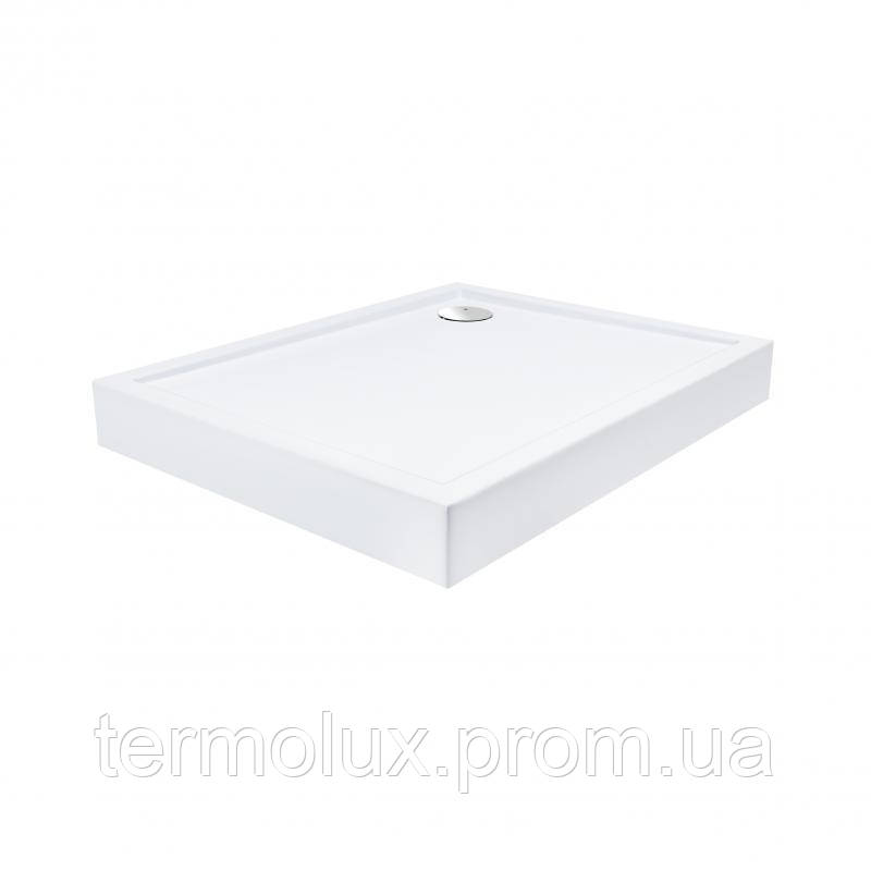 Душовий піддон Qtap Tern 301812C 100x80x12 см + сифон