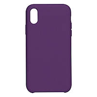 Чехол Soft Case No Logo для Apple iPhone XR Grape TS, код: 7646930