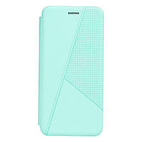 Чехол-книжка Twist кожа Samsung Galaxy A03s Mint TS, код: 8328567