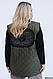 Жилетка безрукавка жіноча демісезонна на блискавці, капишон знімних, плащівка якісна, фото 2