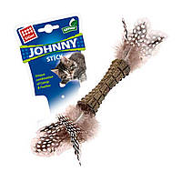 Игрушка для котов Спрессованная кошачья мята с перьями GiGwi Catnip перо кошачья мята 8 см (7 ZK, код: 7713874