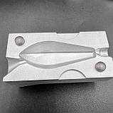 Якісна форма для коропових грузил Горизонт 130г, метал Д16Т, Форма для лиття рибальських грузил, фото 6