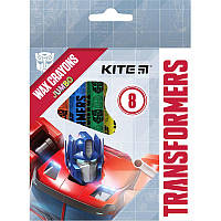 Крейда воскової Kite Transformers Jumbo 8цв (TF21-076)