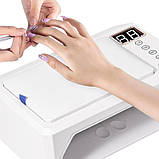 Лампа UV/LED Sun H18 Plus на 288 Вт. (на дві руки) професійна для манікюру та педикюру, фото 4