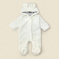 Плюшевый комбинезон детский с капюшоном Dexters мишутка 56 см молочный (131720768336) TS, код: 8335242