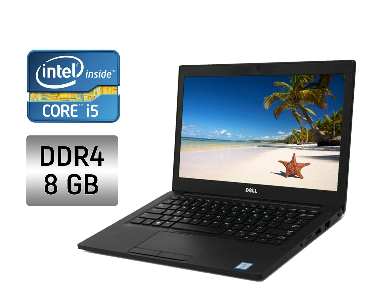 Ультрабук Dell Latitude 7280/ 12.5" (1920x1080)/ Core i5-7300U/ 8 GB ...