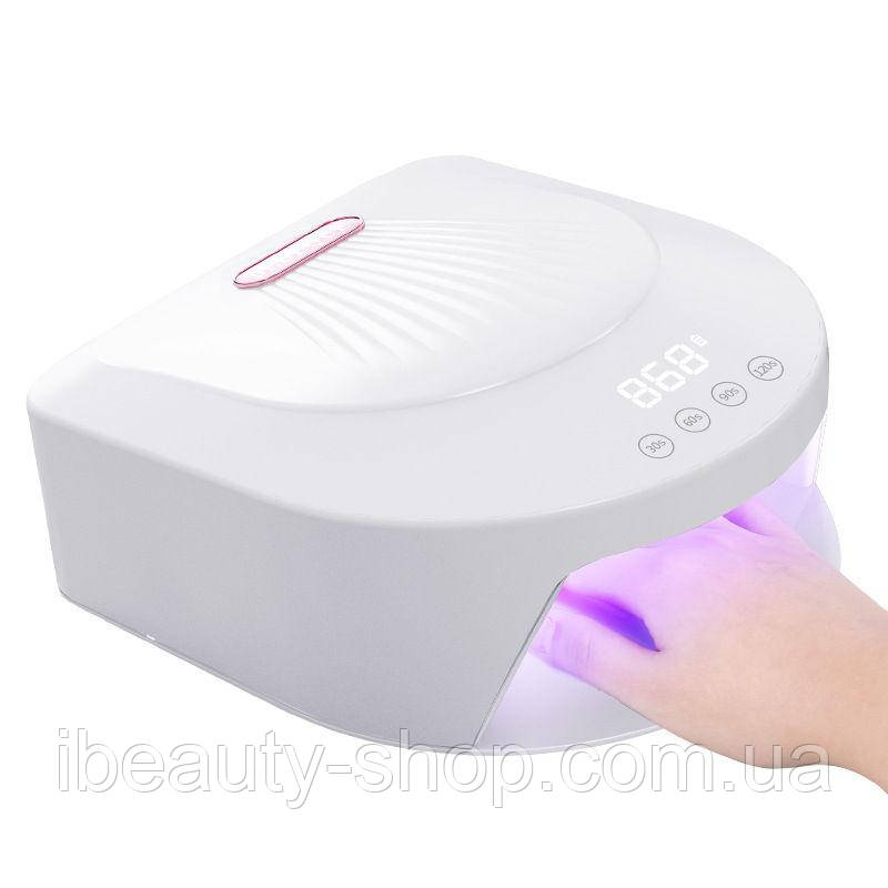Лампа UV/LED BQ V18 на 192 Вт бездротова на акумуляторі 2000mAh професійна для манікюру