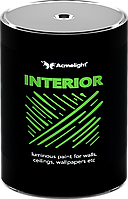 Люмінесцентна фарба для стін AcmeLight Interior Зелёный, 250мл