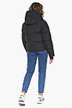 Куртка коротка чорна жіноча модель 27450 (КЛАД ТІЛЬКИ 40(4XS)), фото 4