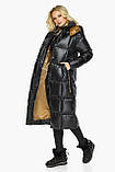 Тепла куртка жіноча чорна модель 42830 (КЛАД ТІЛЬКИ 48 (M)), фото 2