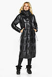Тепла куртка жіноча чорна модель 42830 (КЛАД ТІЛЬКИ 48 (M)), фото 5