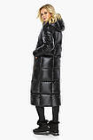Тепла куртка жіноча чорна модель 42830 (КЛАД ТІЛЬКИ 48 (M)), фото 6