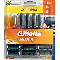 Сменные кассеты Gillette Fusion5 Sport, на 5 лезвий (13шт.)