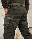 Штани джинси тактичні стрейч канвас ХБ хакі, фото 8