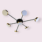 Стельова люстра сірого кольору 6056/6 GY, фото 5