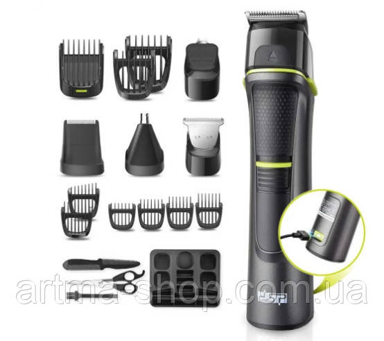 Акумуляторна машинка для стриження волосся DSP 14 в 1 90346, фото 1