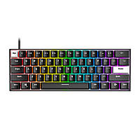 Игровая механическая клавиатура Fantech MAXFIT 61 MK857 FROST Blue Clicky Switch RGB Без NumP MD, код: 8363811