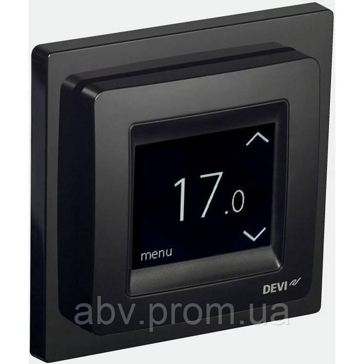 Терморегулятор DEVIreg Touch з керуванням через Wi-Fi 140F1069 — чорний, фото 1